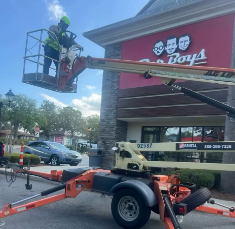 Pep Boys Sign Installation